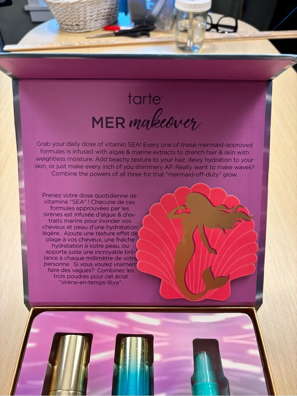 Tarte Mer-Makeover Vault Limited Edition Mermaid Waves Skincare Hair Set